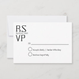 Custom rsvp card 招待状