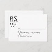 Custom rsvp card 招待状 (正面/裏面)