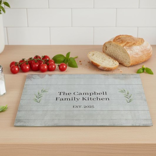 Custom Rustic Farmhouse Family Kitchen Chopping カッティングボード