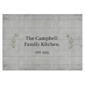 Custom Rustic Farmhouse Family Kitchen Chopping カッティングボード (正面)
