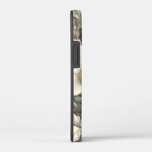 Custom Rustic Magnolias Painted Floral botanical Case-Mate iPhoneケース (裏面 / 右)