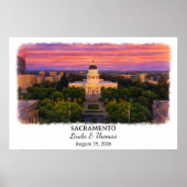 Custom Sacramento Wall Art, California Poster ポスター (正面)