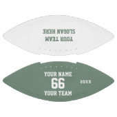 Custom sage Football with Name, Number, Team アメリカンフットボール (パネル)