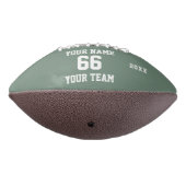 Custom sage Football with Name, Number, Team アメリカンフットボール (回転270)