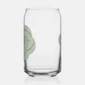 Custom Sage Green Labrador Glass | Dog Mom Gift ガラス缶 (左)