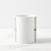 Custom Sage Monogram Mug for Mother’s Day Gift コーヒーマグカップ (中央)