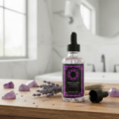 Custom Sahasrara Crown Chakra Essential Oil Label ワインラベル