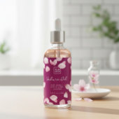 Custom Sakura Oil Label ワインラベル