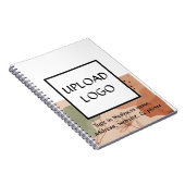 Custom Salon Logo Notebook for Hair Stylist, Nail ノートブック (右側)