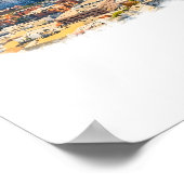 Custom San Francisco Wall Art, California Poster ポスター (角)