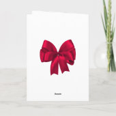 Custom Santa Claus Christmas Sleigh Reindeer  カード (裏面)