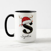 Custom Santa Mug for Coworkers, Teachers & Friends マグカップ (左)