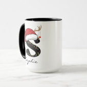 Custom Santa Mug for Coworkers, Teachers & Friends マグカップ (正面左)