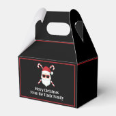 Custom Santa with Candy Cane Cross Bones フェイバーボックス (裏面サイド)