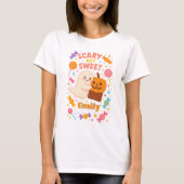 Custom Scary Sweet Halloween T-Shirt Tシャツ (正面)