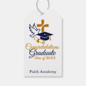 Custom school and year christian graduation  ギフトタグ (正面)
