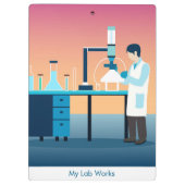 Custom Science Lab Student  クリップボード (裏面)