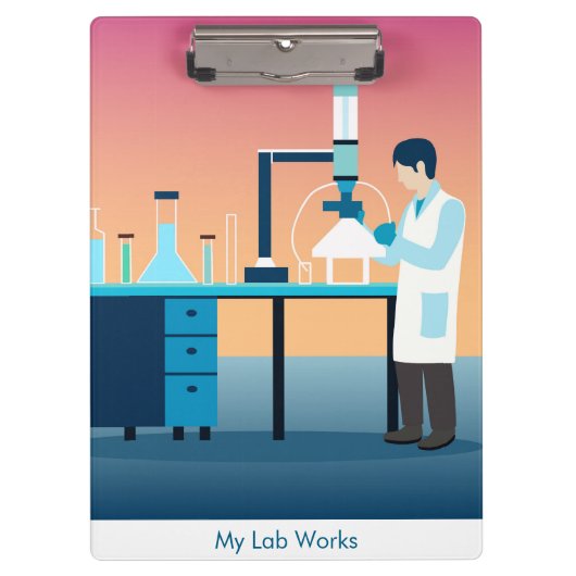 Custom Science Lab Student  クリップボード (正面)