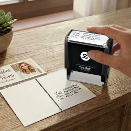 Custom Script Lash Brow Studio Name Address Phone セルフインキングスタンプ