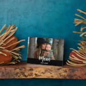 Custom Script Mom Est. Photo  フォトプラーク (側面)