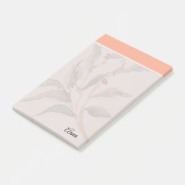 Custom script Sweet pink border Modern Girly ポストイット