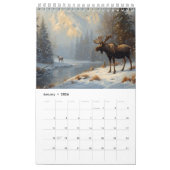 Custom Seasonal Nature and Wildlife 2026 カレンダー (1月 2026)