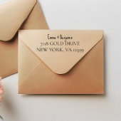 Custom Self Inking Address Rubber Stamp セルフインキングスタンプ