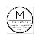 Custom Self Inking Address Stamp ラバースタンプ (インプリント)