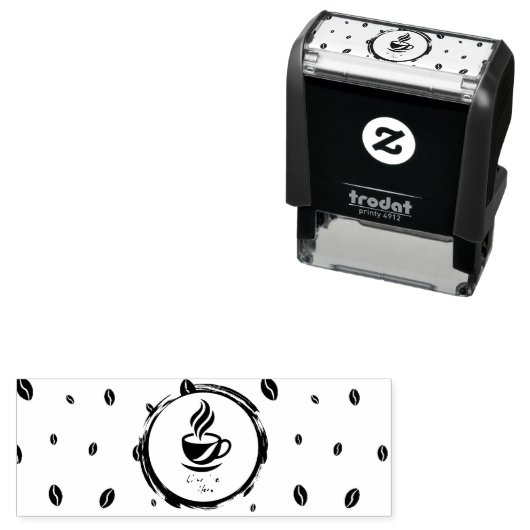 Custom Self Inking Rubber Stamp with Logo セルフインキングスタンプ (インサイチュ)