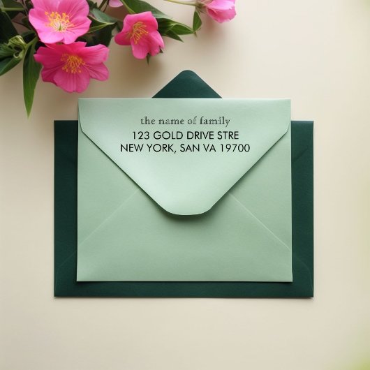 Custom Self Inking Stamp – Personalized Address St セルフインキングスタンプ