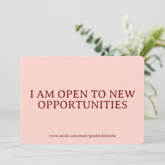 Custom Self Love Card Positive Affirmation for Her シーズンカード (スタンド正面)