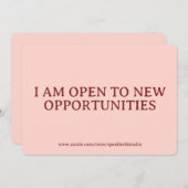 Custom Self Love Card Positive Affirmation for Her シーズンカード (正面/裏面)