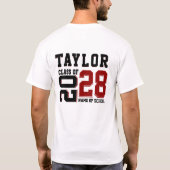 Custom Senior 2026 Mom Shirt, Graduation Gift Tシャツ (裏面)
