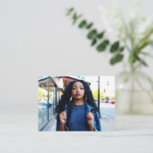Custom Senior Picture Graduation Invitation Insert エンクロージャーカード (スタンド正面)