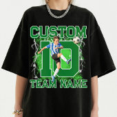 Custom senior soccer player, team name & number  tシャツ