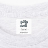 Custom Sewing Iron on label for handmade item ラベル (貼付)