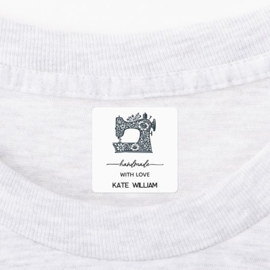 Custom Sewing Iron on label for handmade item ラベル (貼付)