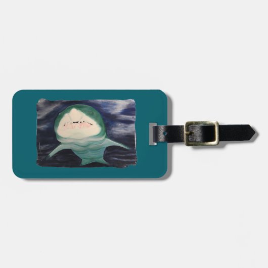 Custom Shark Luggage Tags ラゲッジタグ (正面横)