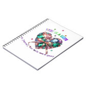 Custom She Is A Gem Heart Gemstone Gift ノートブック (左側)