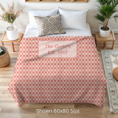 Custom Sherpa Blanket Name Est Date Family Gift シェルパブランケット