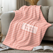 Custom Sherpa Blanket Name Est Date Family Gift シェルパブランケット