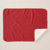 Custom Sherpa Blanket – Tomato Red Noise Texture シェルパブランケット (正面(横))
