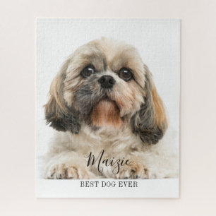 Custom Shih Tzu Personalized Pet Dog Photo ジグソーパズル