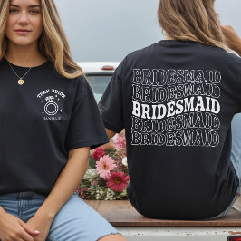 Custom Shirt Gift for Bridesmaids and Bride Tribe Tシャツ