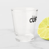 Custom Shot Glass Blank Template - 1.5oz ショットグラス (左)