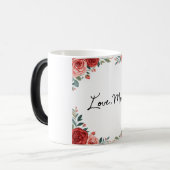 Custom Signature Handwriting Art Personalized Reci モーフィングマグカップ (正面左)