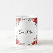 Custom Signature Handwriting Art Personalized Reci モーフィングマグカップ (中央)