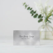 Custom Silver Salon | Beauty Spa 名刺 (スタンド正面)