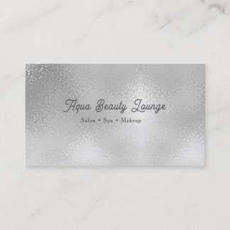Custom Silver Salon | Beauty Spa 名刺