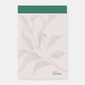 Custom simple background natural green  ポストイット (正面)